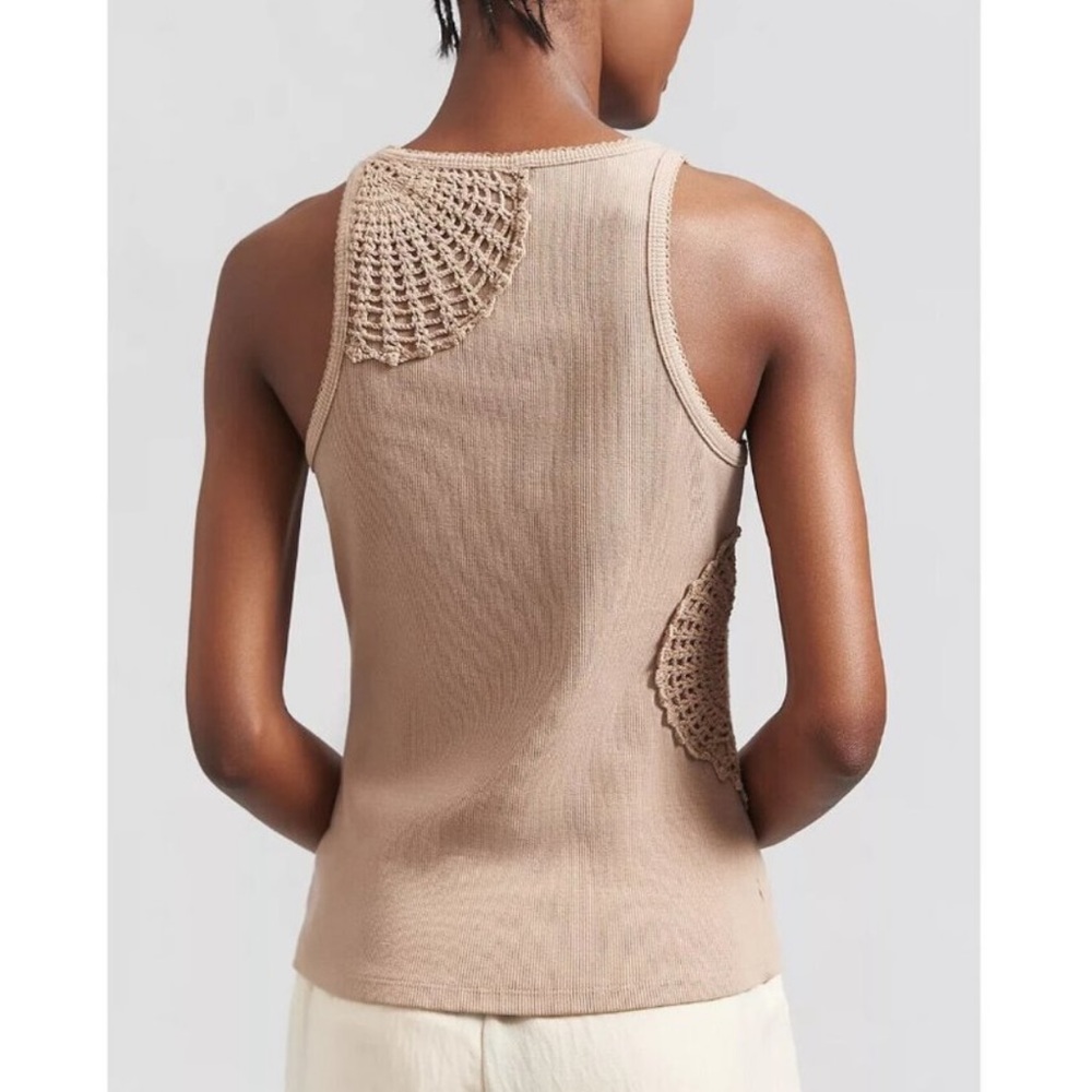 By Anthropologie Crochet Tank - Picture 3 of 5